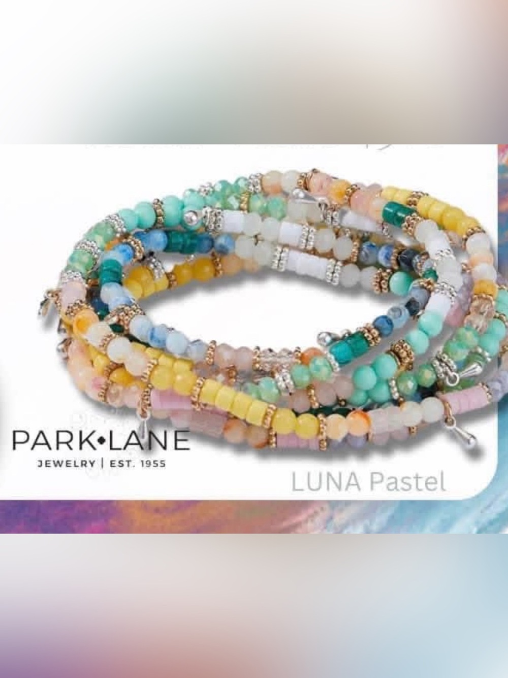 Park Lane Laguna Beaded Necklace or Bracelet Assorted Pastel Colors Retired